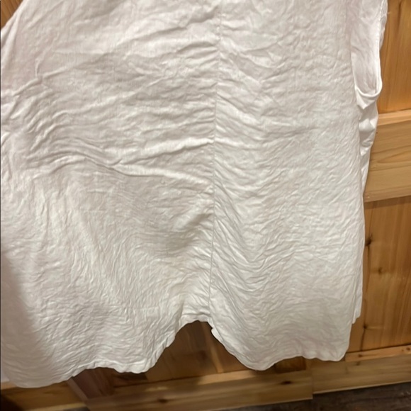 Rusty White Buttoned Strap Mini Dress - Picture 8 of 11